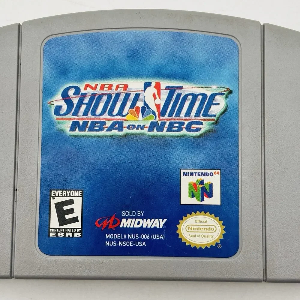 NBA Showtime: NBA On NBC N64 1999 Nintendo 64 Tested Working Cartridge Only Auth